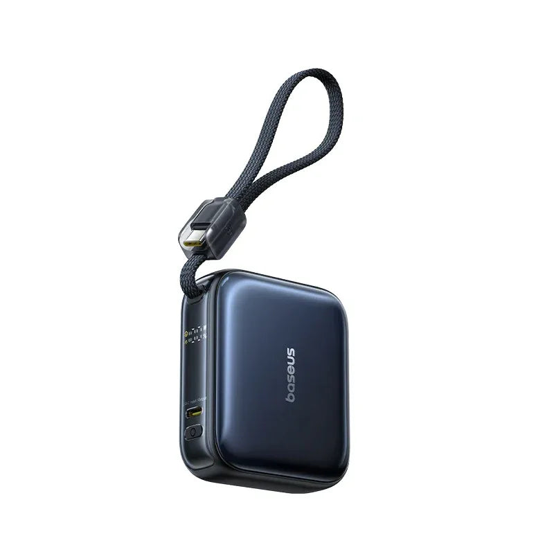 Baseus 45W 10000mAh Mini Power Bank Built-in USB-C Cable