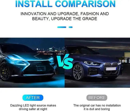 Dynamic LED Car Hood Light Strip – IP68, 150 or 180cm