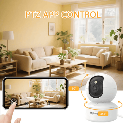 BoyKeep Smart Camera 2K Security Protection Wifi Surveillance 5G/2.4GHz Indoor Baby Night Vision 360° Pan & Tilt 2-Way Audio K30
