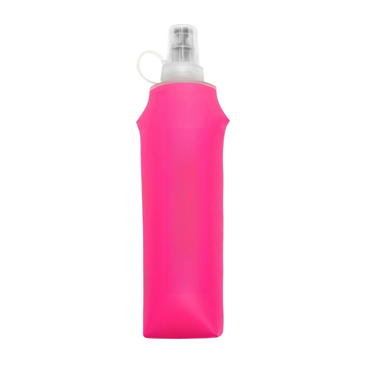 Foldable Silicone Water Bottle with Bite Valve, 150ml/250ml/500ml Lightweight Travel Bottle, No Leakage for Hiking Running Campi