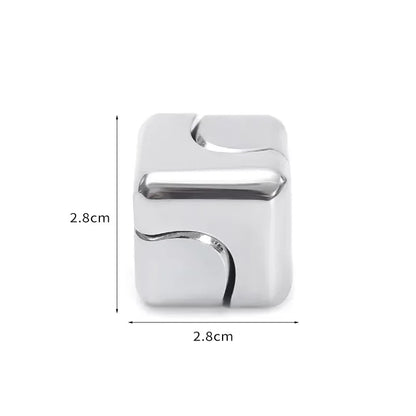 Metal Cube Spinner Fidget Toy for Stress & Focus