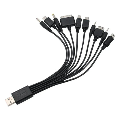 10-in-1 Universal USB Multi Charging Cable for Phones
