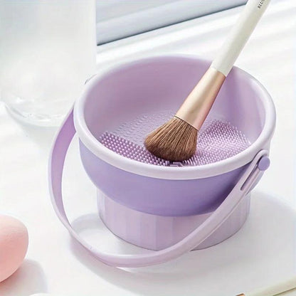 3-in-1 Silicone Makeup Brush Cleaner & Drying Mat Set