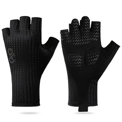 GTUBIKE Summer Breathable Half Finger Cycling Gloves Ultralight Road Bike Gloves Anti-Slip Silicone Pad Cooling Sport Gear