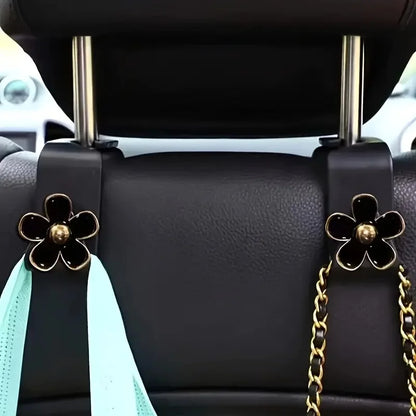 2pcs Universal Car Seat Headrest Hook For Auto Back Seat Storage Organizer Hanger Holder For Handbag Purse Bags Clothes Coats