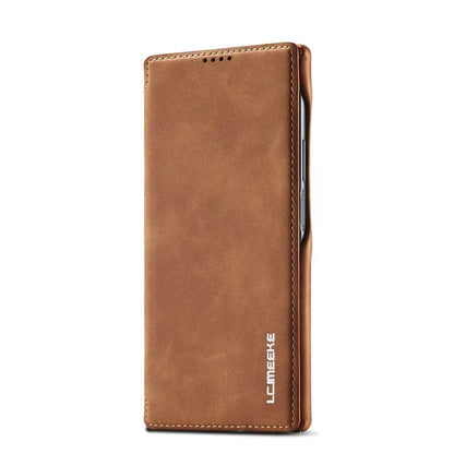Flip Leather Phone Case For Samsung Galaxy S26 S25 S24 S23 Ultra S22 Plus S21 FE S20 Card Slot Stand Wallet Protect Cover