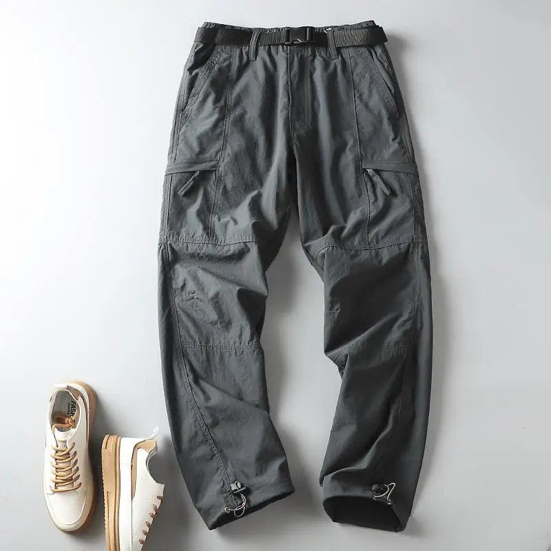 Outdoor Workwear Pants Men's Loose Fleece Lined Thick Soft  Hiking Mountain Climbing Windproof Waterproof Jacket Pants