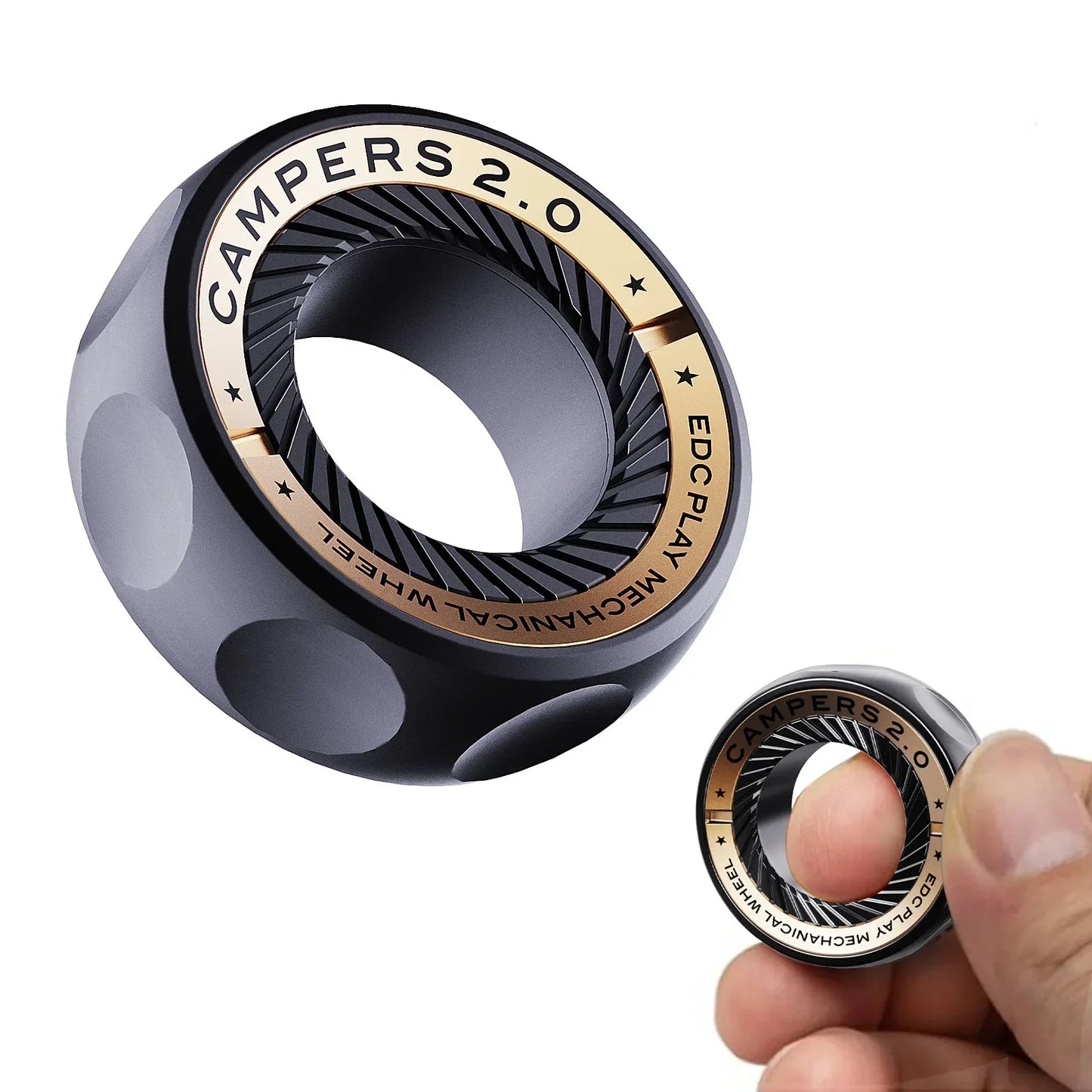 Discreet Magnetic Fidget Ring for Stress & Anxiety Relief