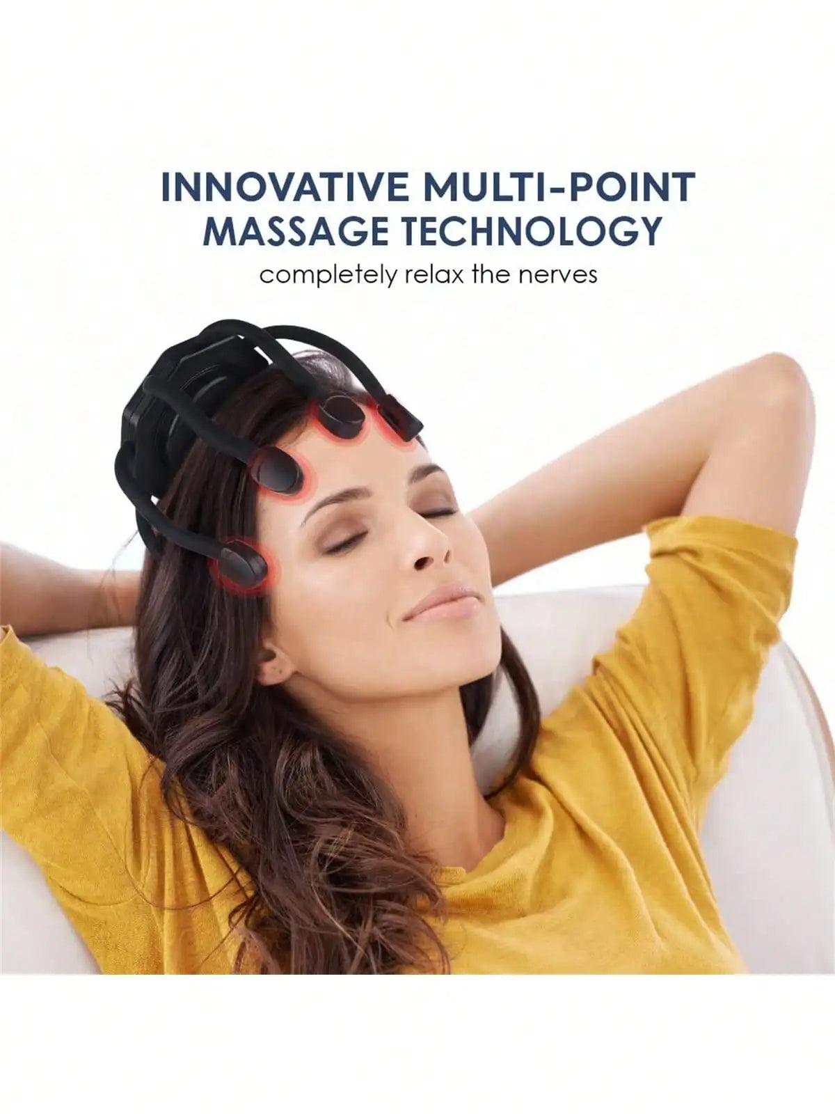 2026 Ultra Scalp Massager, with 8-Frequency Vibrating Contacts, 3 Modes 360 Degree Portable Ult Rechargeable