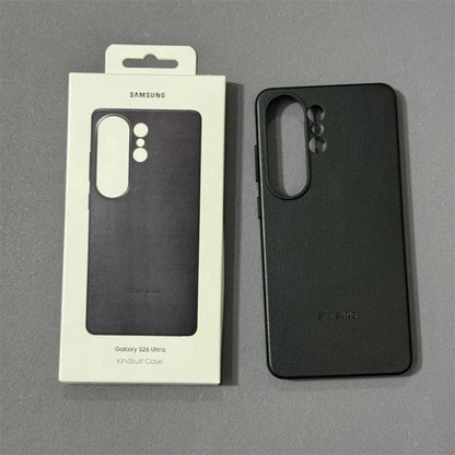 Samsung Galaxy S26 Leather Case – Full Coverage Shockproof Shell