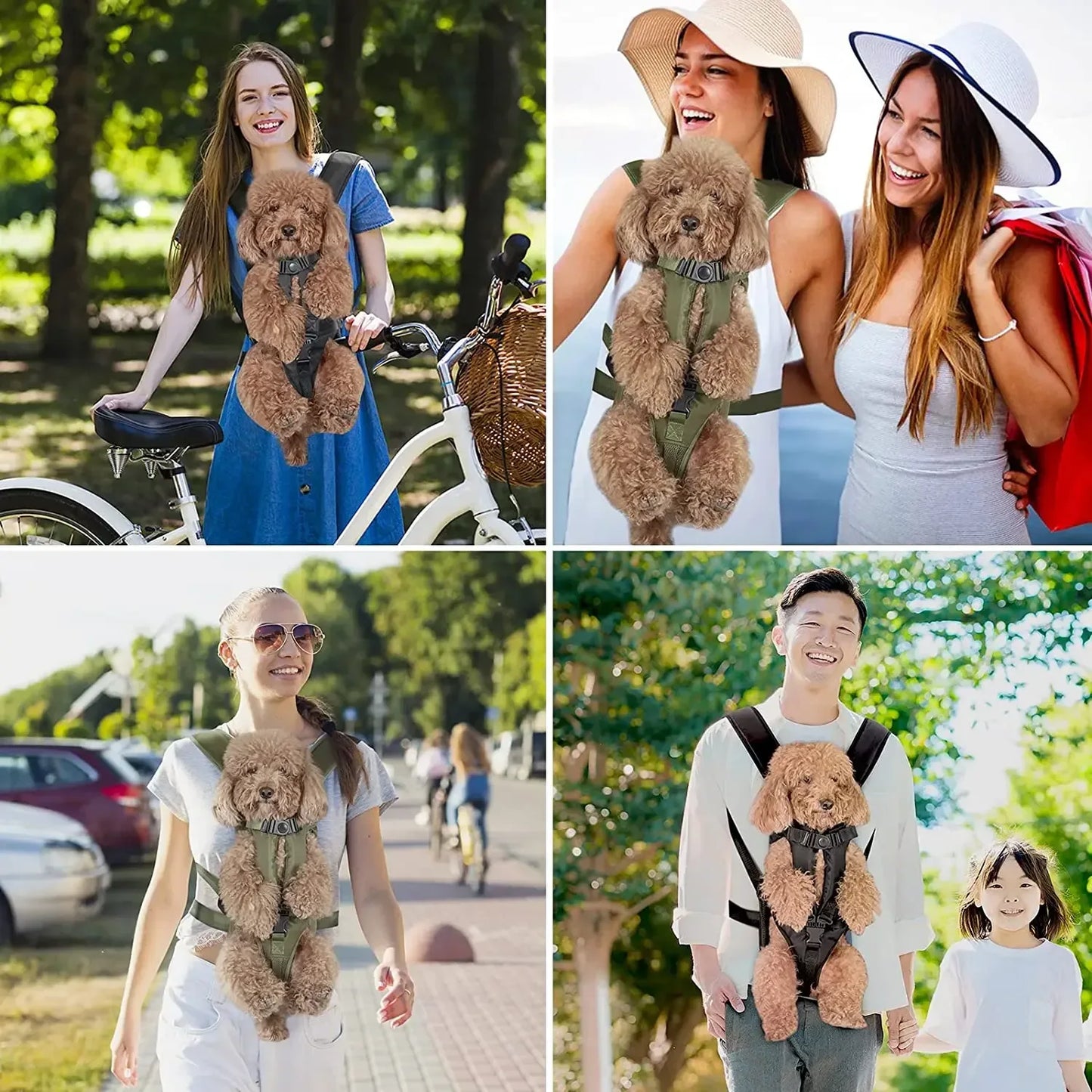 Pet Dog Carrier Bag Breathable Backpack For Dogs Cats Out Double Shoulder Portable Travel Backpack Outdoor Dog Cat Carrier Bag - Urbizia