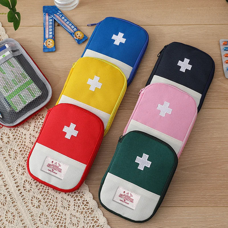 Mini Oxford First Aid Storage Bag for Travel & Outdoor