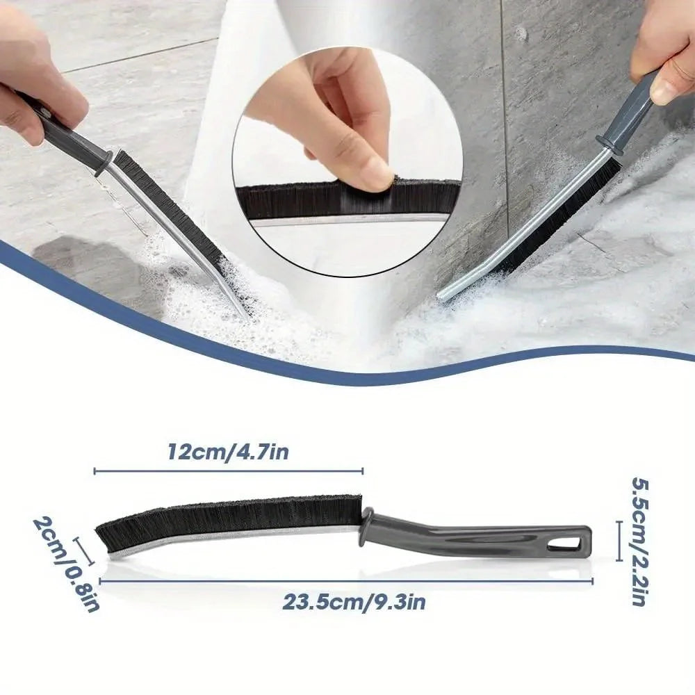 Hard-Bristled Crevice Cleaning Brush Grout Cleaner Scrub Brush Deep Tile Joints Crevice Gap Cleaning Brush Tools Accessories