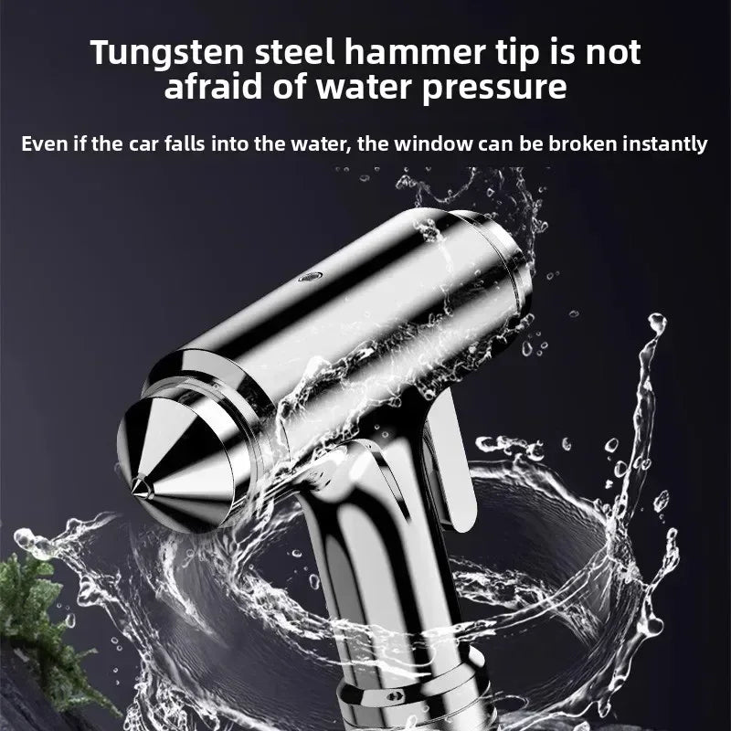 Car Safety Hammer Car Window Breaker Emergency Hammer with Seat Belt Cutter for Auto Rescue Escape Life Saver Hammer - Urbizia