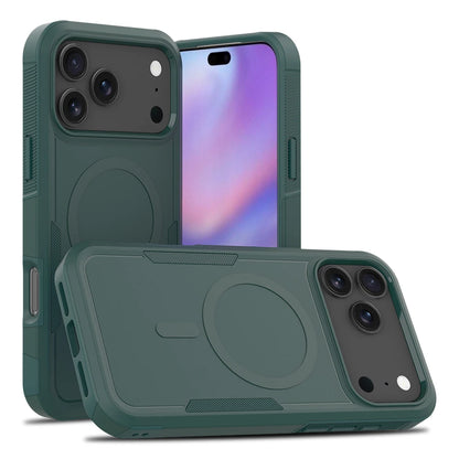 Premium 2IN1 Heavy Armor Magnetic Charging Case for iPhone 18 17 Air 16 15 14 Plus 13 12 Pro Max Shockproof Matte Protect Cover