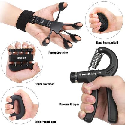 5-60Kg Adjustable Heavy Hand Gripper Fitness Hand Exerciser Grip Wrist Training Finger Gripper Hand Strengthener For Patient - Urbizia