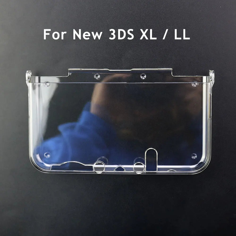 Plastic Clear Crystal Protective Hard Shell Skin Case Cover For GBA SP NDSL DSI NDSi XL 3DS XL New 3DS XL LL Console