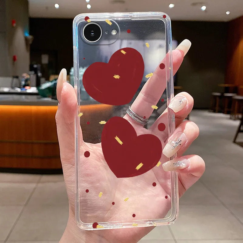 For iPhone 16e Case Clear Luxury Fashion Butterfly Flowers Soft TPU Silicone Jelly Back Cover for Apple iPhone 16e Phone Case