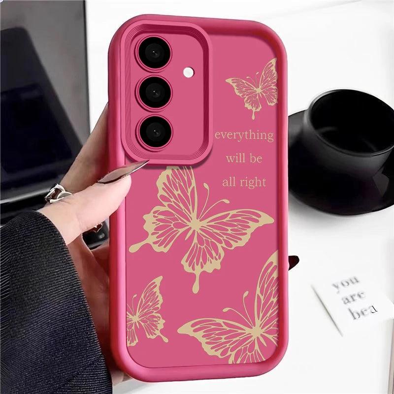 Butterfly Soft Silicone Case for Samsung Galaxy Series
