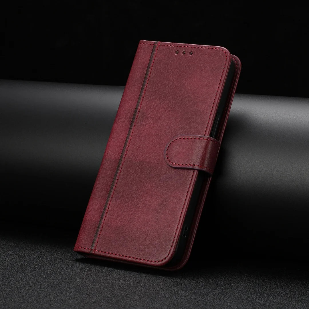 Luxury Leather Anti-thef Wallet Flip Cover Case For Samsung Galaxy XCover 7 7 Pro 6 Pro 5 4s 4 Galaxy A8 A7 A6 A5 A3 Case