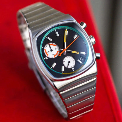 CILOA Square Mens Watches for Man Retro Automatic Steel Dive Men Quartz Stainless Male Luxury New in Men's Brand Watch