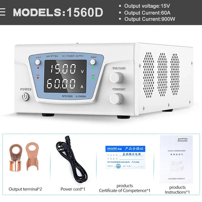 Lab DC Stabilized Power Supply Adjustable Variable Digital Regulated Power Supply 100V 60V 30V 15V 10A 20A 40A 60A Bench Source