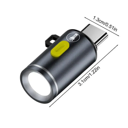 Type-C Rechargeable Mini LED Flashlight - Urbizia