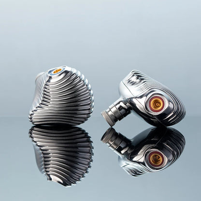 SHANLING ME600 2DD+3BA 5 Hybrid Drivers In-Ear Earphone IEM Hi-Res Audio MMCX 3.5+4.4mm Plug Wired Earbuds Stainless Steel Body