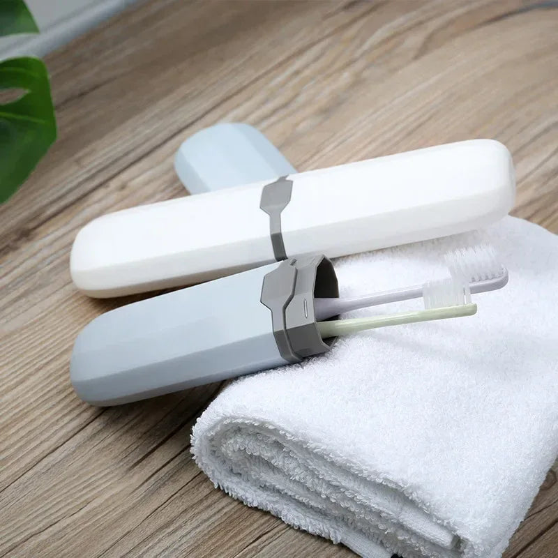 1/4pc Portable Toothbrush Cover Storage Box Daily Outdoors Travel Hiking Camping Toothbrush Holder Case Box Bathroom Accessories
