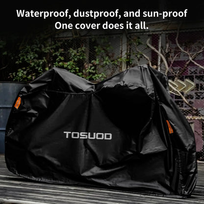 TOSUOD Bicycle Rain Cover For Bike Motorcycle Dust And Rainproof Cover Large Opening Easy To Carry All-Inclusive Design