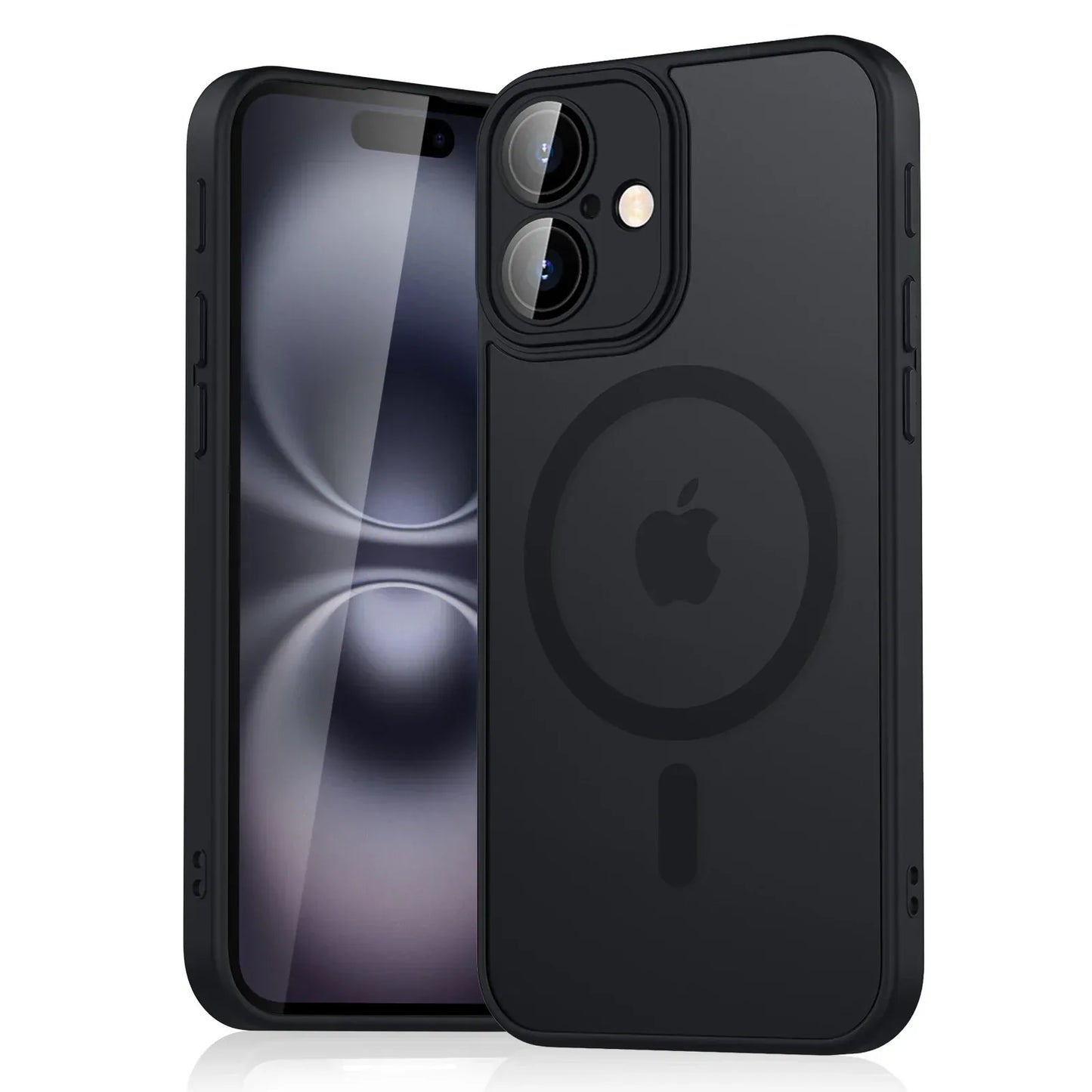 Luxury Magnetic Matte Shockproof Case – iPhone 11–16