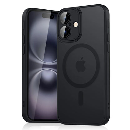 Luxury Magnetic Matte Shockproof Case – iPhone 11–16