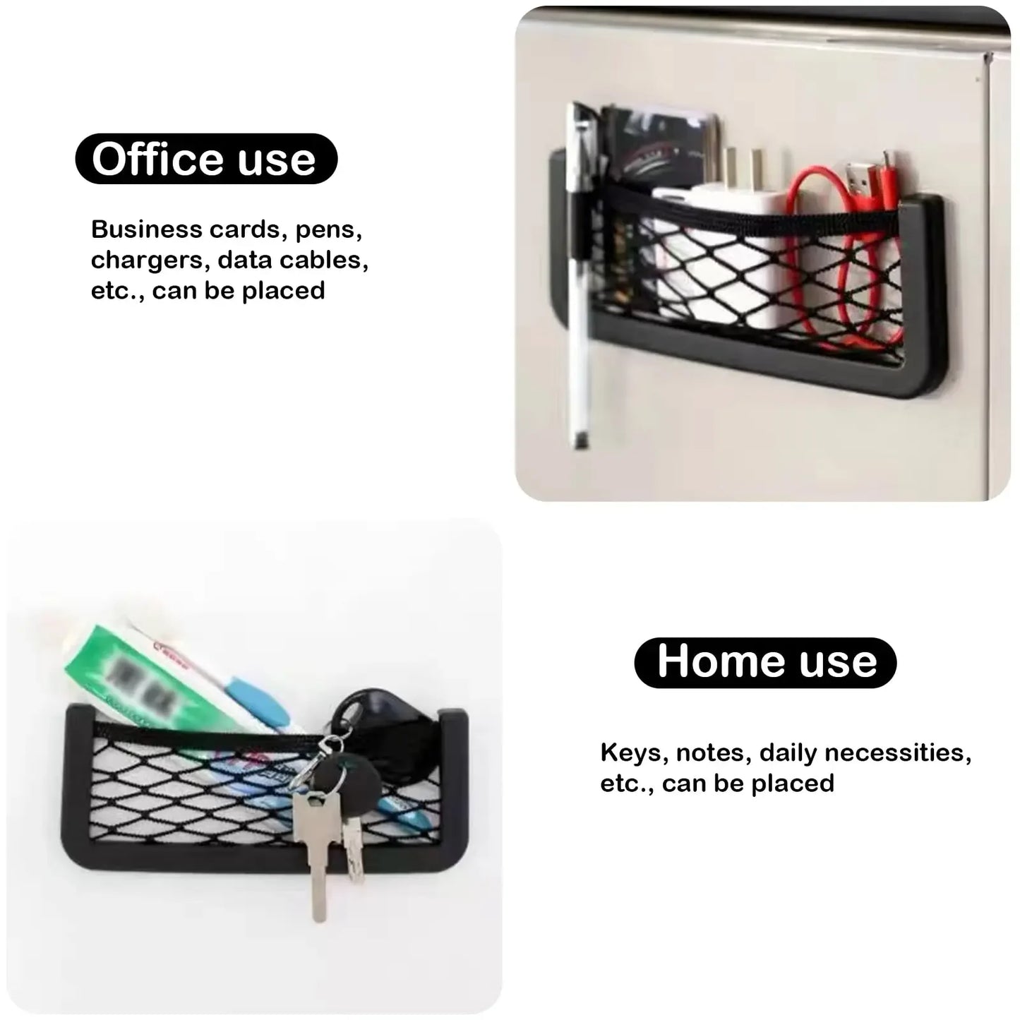 Cargo Mesh Nets Elastic Cargo Storage Shelf Car Mesh Pocket Cargo Tissue Purse Holder for Caravan Motorhome Boat Camping Vehicle - Urbizia