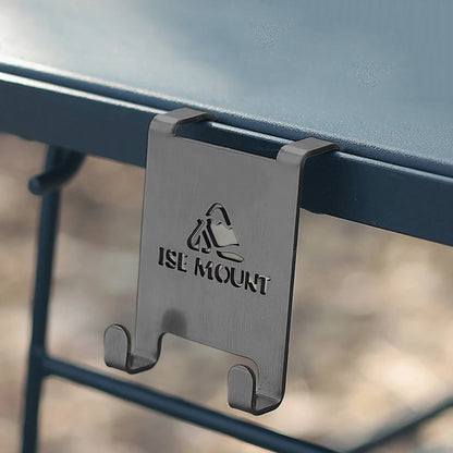 Stainless Steel Camping Gas Canister Hanging Hook Table Organizer