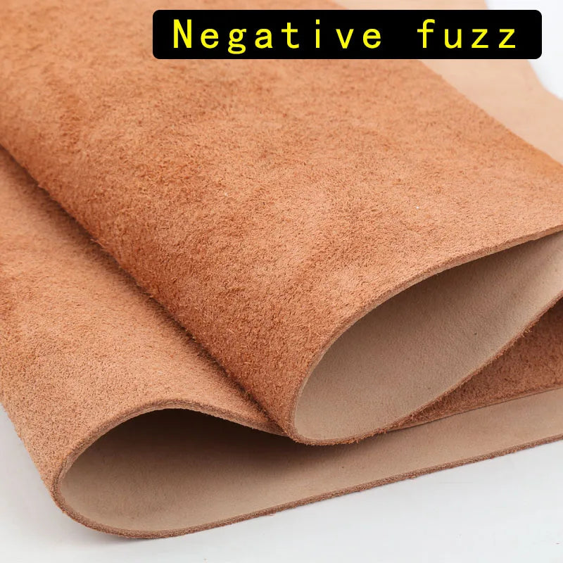 First-layer pure cowhide without coating, matte original color leather skin embryo matte surface, water-absorbing and breathable