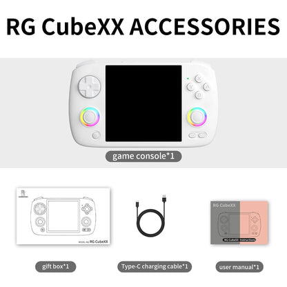 ANBERNIC RG CUBEXX Handheld Game Console 3.95''IPS Screen Linux System Video Output WiliWili Ebook Reader Multi-function Console