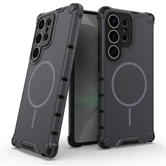 Anti-Slip Magnetic Bumper Armor Case for Samsung Galaxy Series