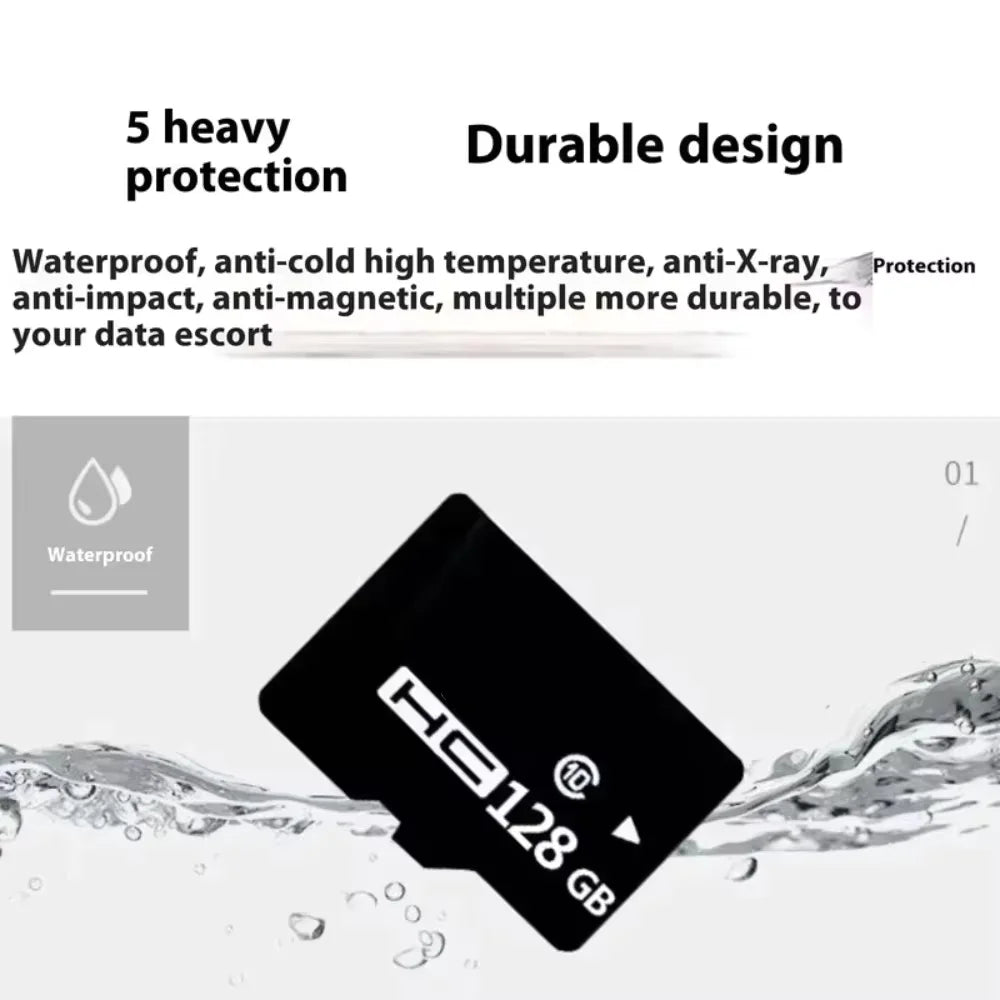 10PCS Wholesale High-Speed Memory Cards 4GB, 8GB TF, SD Cards C10, 16GB, 32GB, 64GB, 128GB TF Cards for Cameras, Digital Devices