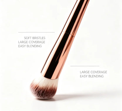 No 21 Foundation Makeup Brush Soft Fiber Hair Single Face Brush Household Travel Cosmetic Accessory