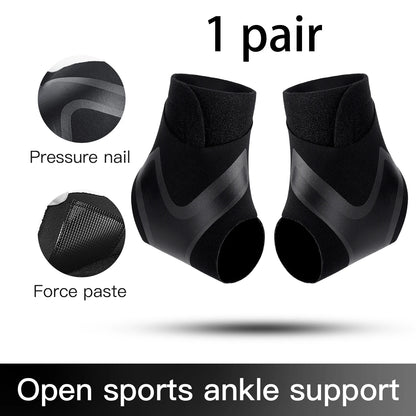 Adjustable Ankle Support Pad Ankle Sleeve Pressure Anti-Spinning Elastic Breathable Support Fitness Sports Safety Prevention