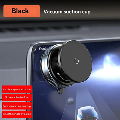 K007 Strong Magnetic Car Phone Holder Foldable Design 360° Adjustable Vacuum Mount for Car/Desk/Bathroom/Universal Use Holder