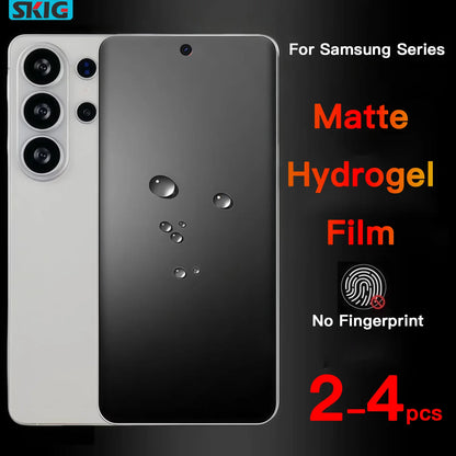 Matte Hydrogel Film for Samsung Galaxy S26 S25 S24 S23 S22 Ultra Plus FE Edge Screen Protector Not Tempered Glass