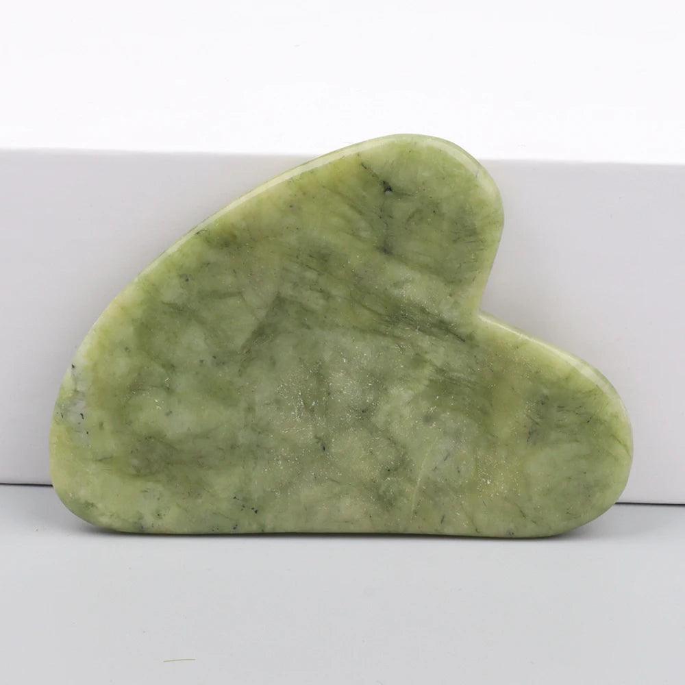 Natural Jade Gua Sha Tool for Face & Neck Massage