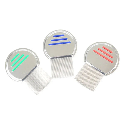 Stainless Steel Terminator Lice Comb Children Hair Removal Headdress Super Density Teeth Remove Nits Comb Dog Brushes Accessory - Urbizia