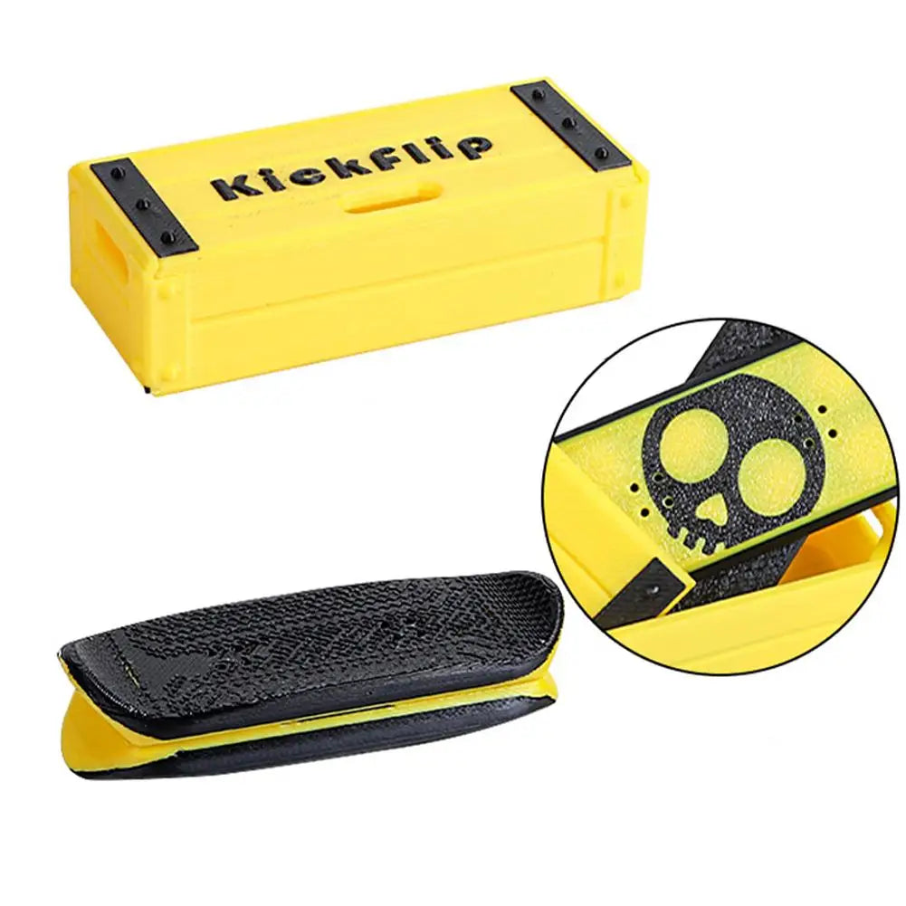 Finger Skateboards Magnetic Mini Deck Fidget Finger Skate Board for Stress Relief Kids Party Boys Classroom Birthday Stocking