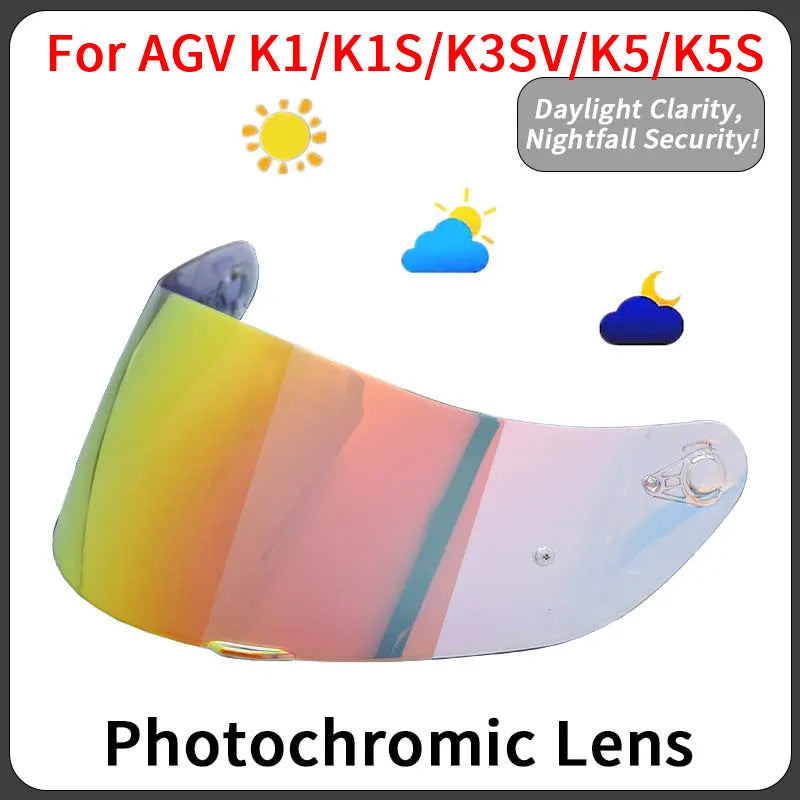 Helmet Visor for AGV K1 K5 K3SV Motorcycle Detachable Helmet Glasses Motorbike Helmet Lens
