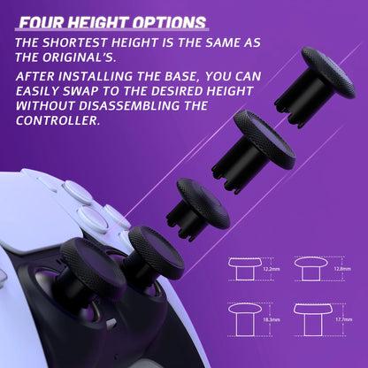 eXtremeRate ThumbsGear V3 Interchangeable Ergonomic Thumbsticks for ps5/EDGE Controller, Replacement Analog Thumb Sticks for ps4