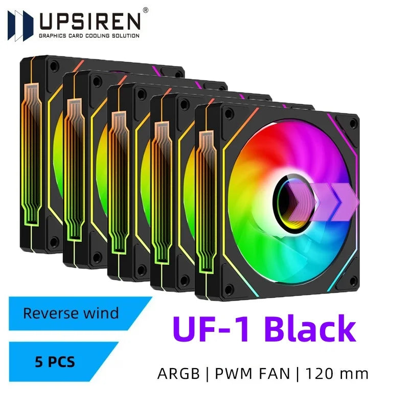 UPSIREN UF-1 PRISM 4 PRO 120mm ARGB PWM Case Fan