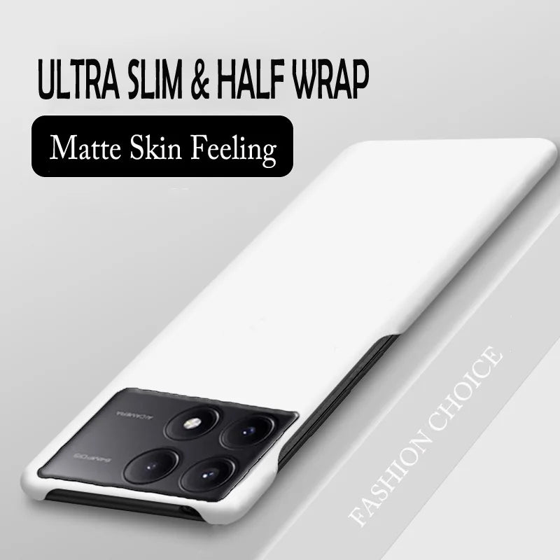 Luxury Frosted Matte Hard PC Case For Xiaomi Poco F7 Ultra F6 F5 F4 F3 X7 X6 Pro Thin Back Cover Color Shockproof Slim Shell