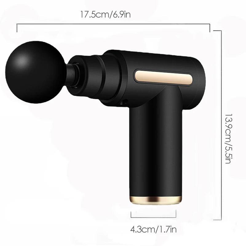 30 Level Massage Gun Fascia Deep Muscle Relax Body Neck Massager Electric Fitness Equipment Noise Reduction Male Female